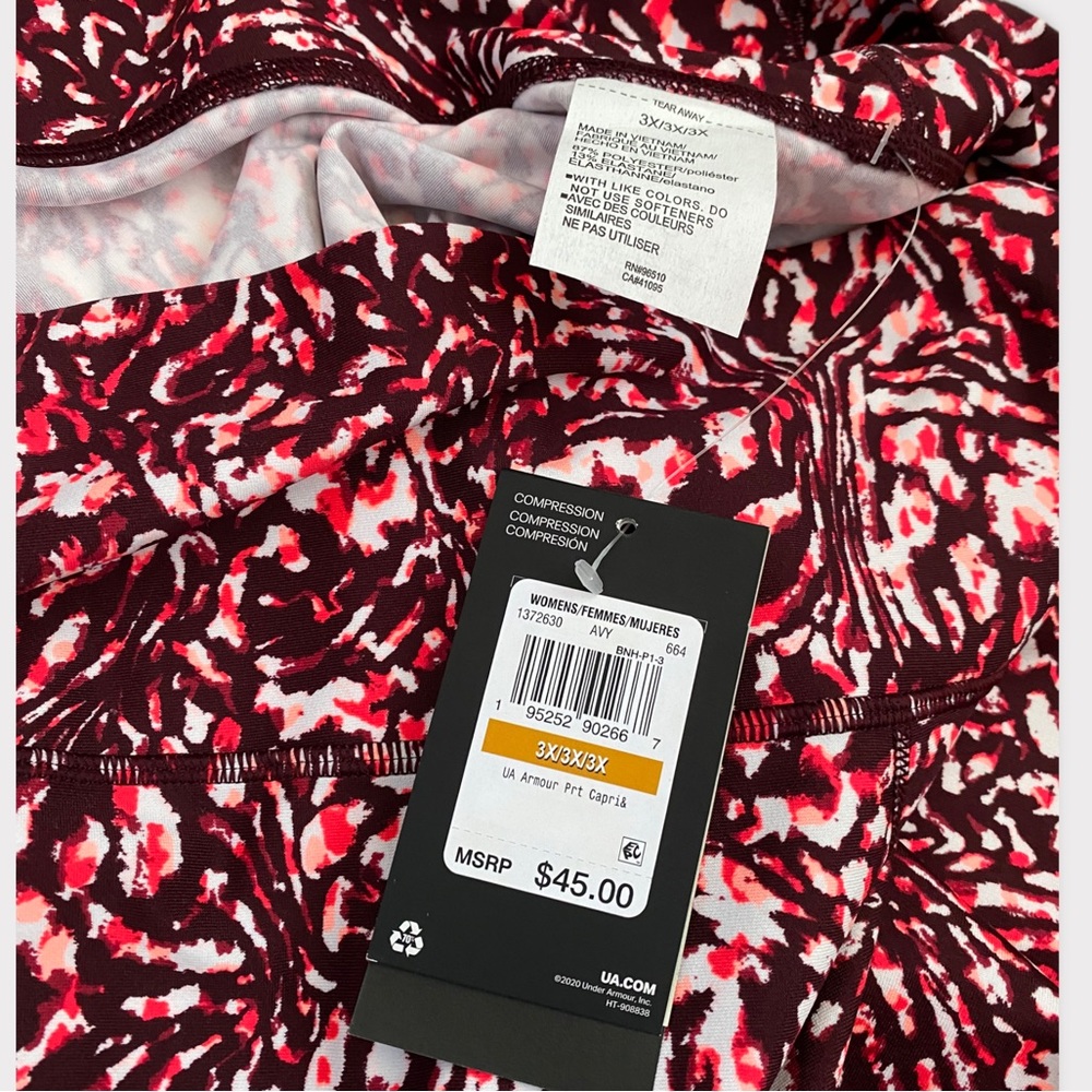 Under Armour - Women’s No-Slip  High-Rise Waistband Capris (3X) NWT - Picture 7 of 8